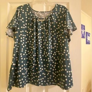 5/$30 Pretty Polkadots Blouse